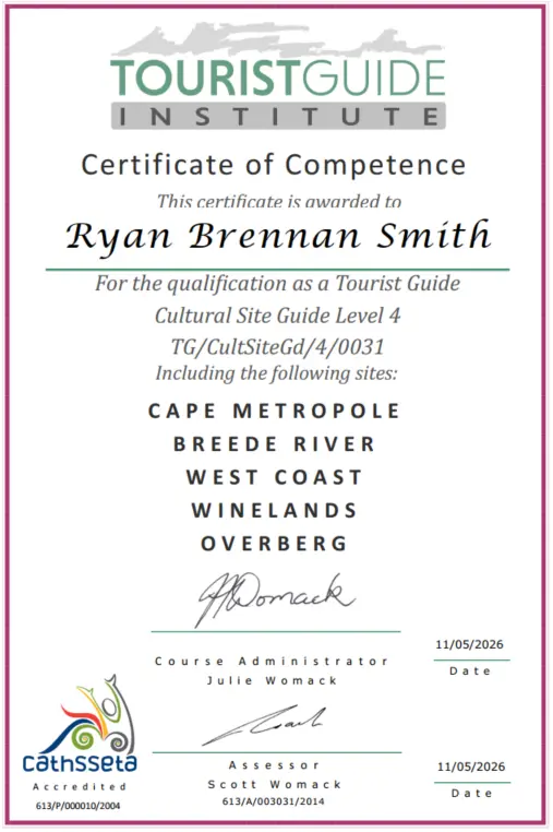 Our Story 1 ryan smith tourist guide qualification1